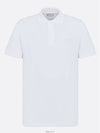 CD Icon Cotton Polo Shirt White - DIOR - BALAAN 4