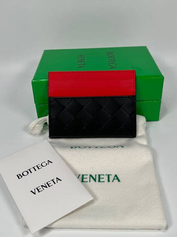 Intrecciato two tone card wallet - BOTTEGA VENETA - BALAAN 1