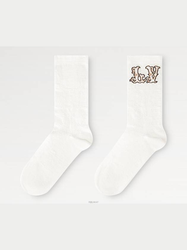 M7720L LV Ranch Lace Socks - LOUIS VUITTON - BALAAN 2