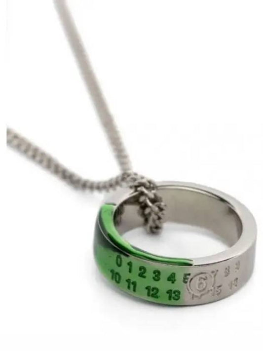 Numbering Ring Pendant Necklace Silver - MAISON MARGIELA - BALAAN 2