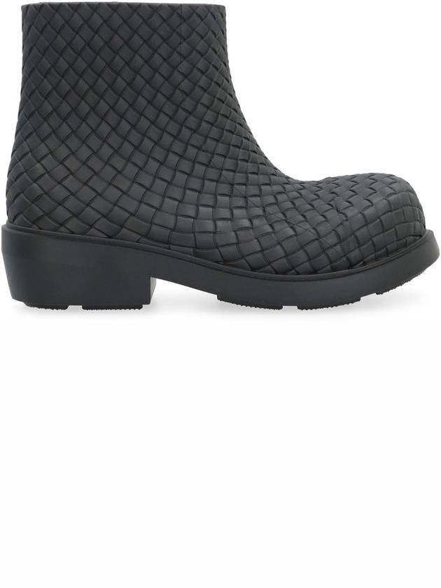 Fireman Rubber Rain Boots Black - BOTTEGA VENETA - BALAAN 3