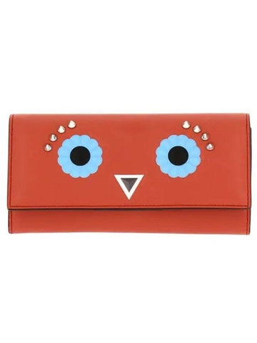 Face Cross Bag Red - FENDI - BALAAN 1