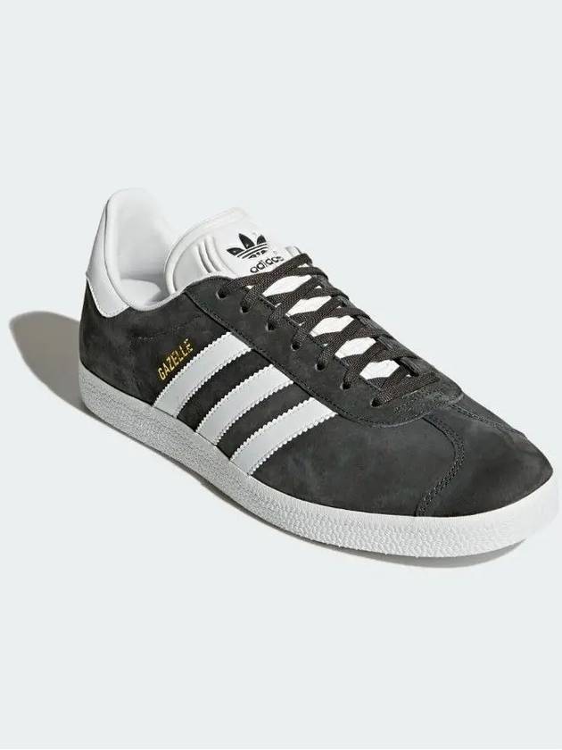 Originals Gazelle Low-Top Sneakers Solid Grey - ADIDAS - BALAAN 2