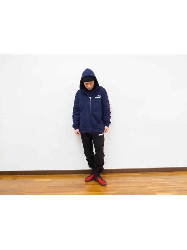 0185411602Sideline tape logo hooded zipper jacketnavy - PUMA - BALAAN 12