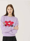 Brushed Options Soleil Doodle Flower Sweat Shirts LAVENDER - LE SOLEIL MATINEE - BALAAN 4