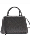 Intrecciato New Roma Tote Bag Grey - BOTTEGA VENETA - BALAAN 3