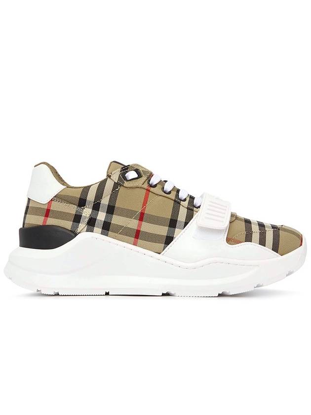 Vintage Check Suede Leather Sneakers Archive Beige - BURBERRY - BALAAN 2