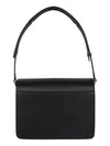 Saffiano Trunk Medium Shoulder Bag Black - MARNI - BALAAN 3