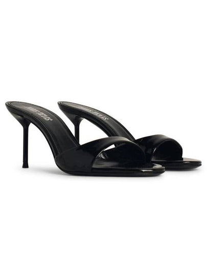 Paris Texas 'Mule Lidia 70' Black Leather Pumps - PARIS TEXAS - BALAAN 2