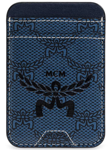 Card Case Men s Blue - MCM - BALAAN 1