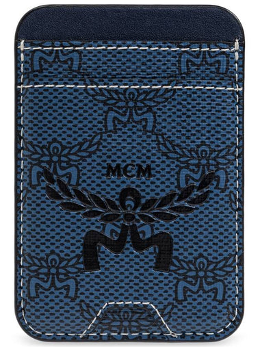 Card Case Men s Blue - MCM - BALAAN 1