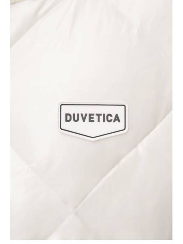 Asterope Diamond Quilted Light Long Vest White - DUVETICA - BALAAN 5