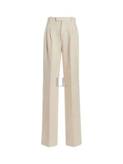 Tweed Straight Pants White - GUCCI - BALAAN 2