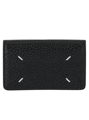 Stitch Card Wallet Black - MAISON MARGIELA - BALAAN 1