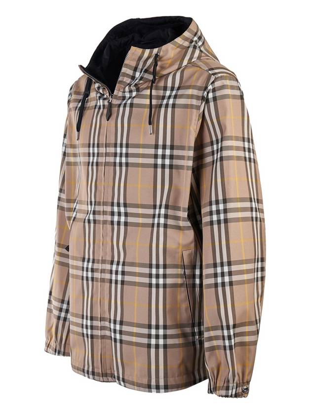 Vintage Check Reversible Hooded Jacket Beige - BURBERRY - BALAAN 4