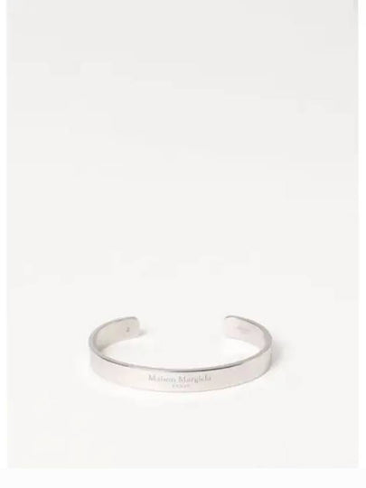 Ingraving Logo Cuff Bracelet Silver - MAISON MARGIELA - BALAAN 2