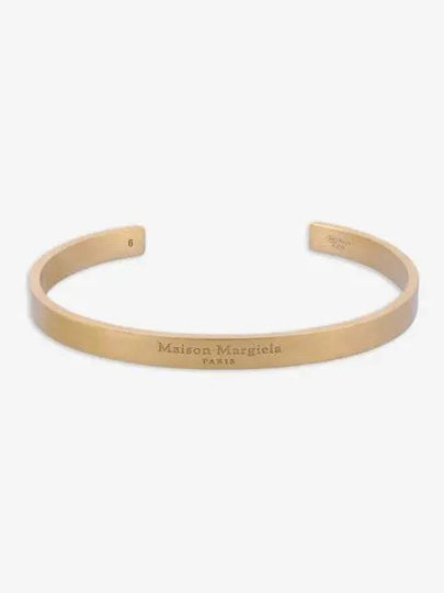 Engraved Logo Cuff Bracelet Gold - MAISON MARGIELA - BALAAN 2