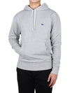 Navy Fox Patch Classic Cotton Hoodie Grey - MAISON KITSUNE - BALAAN 3