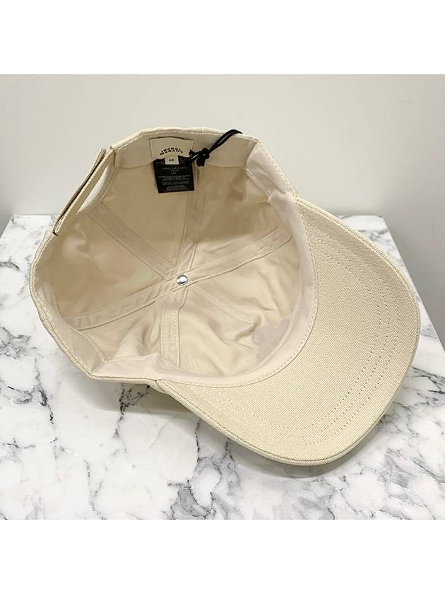 Tyron Logo Ball Cap Beige - ISABEL MARANT - BALAAN 7