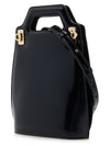 Wanda North South Mini Tote Bag Black - SALVATORE FERRAGAMO - BALAAN 3