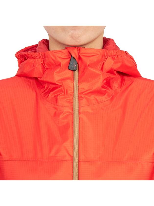 Vouvry Hooded Jacket Coral Red - MONCLER - BALAAN 8