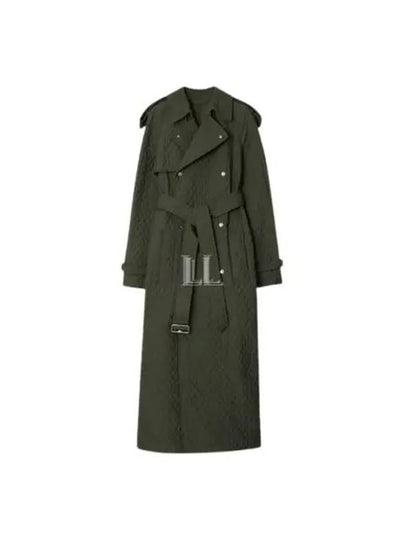 Double Breasted Quilted Trench Coat Loch - BURBERRY - BALAAN 2