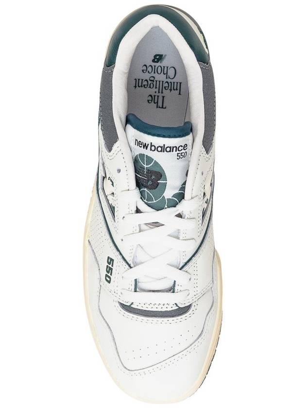 550 Low-Top Sneakers White Green - NEW BALANCE - BALAAN 5