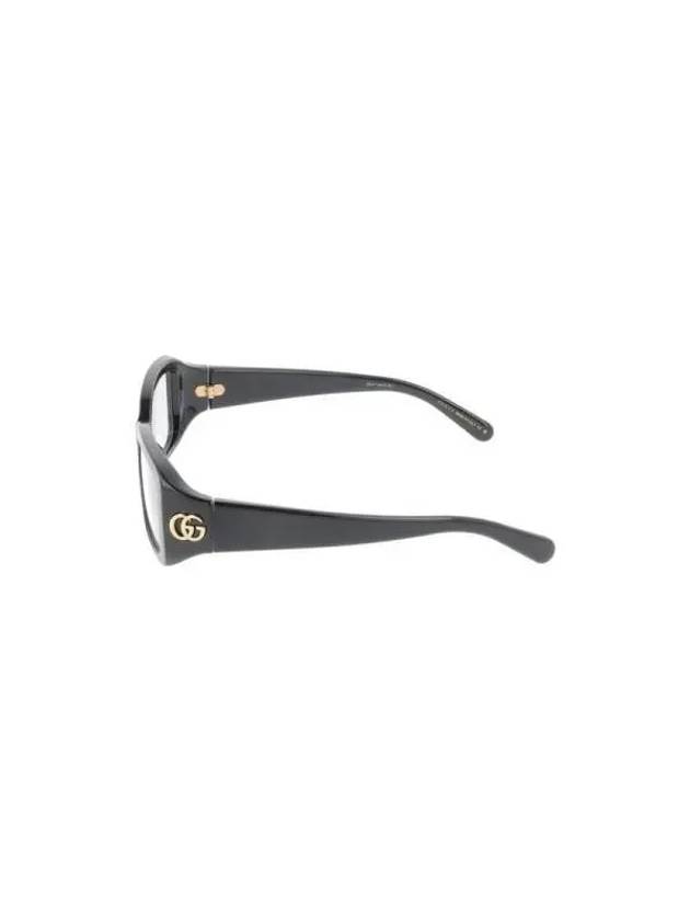 Eyewear GG Logo Square Eyeglasses Black - GUCCI - BALAAN 4