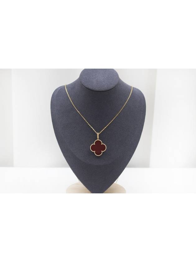 Van Cleef Arpels Magic Alhambra Carnelian Long Necklace VCARO49N00 - VANCLEEFARPELS - BALAAN 2