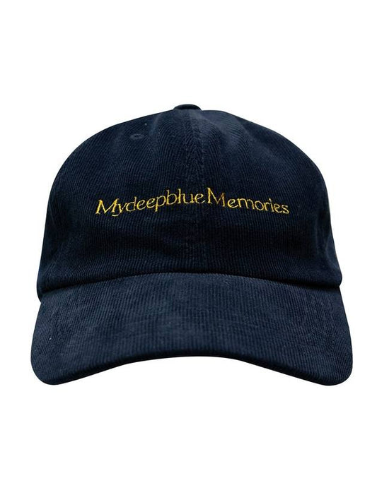 CORDUROY MM BALL CAP in navy - MYDEEPBLUEMEMORIES - BALAAN 2