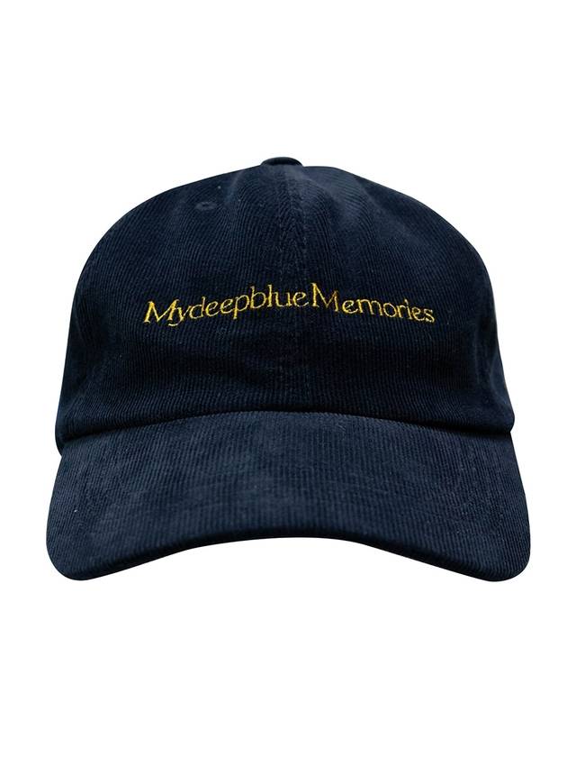 CORDUROY MM BALL CAP in navy - MYDEEPBLUEMEMORIES - BALAAN 1