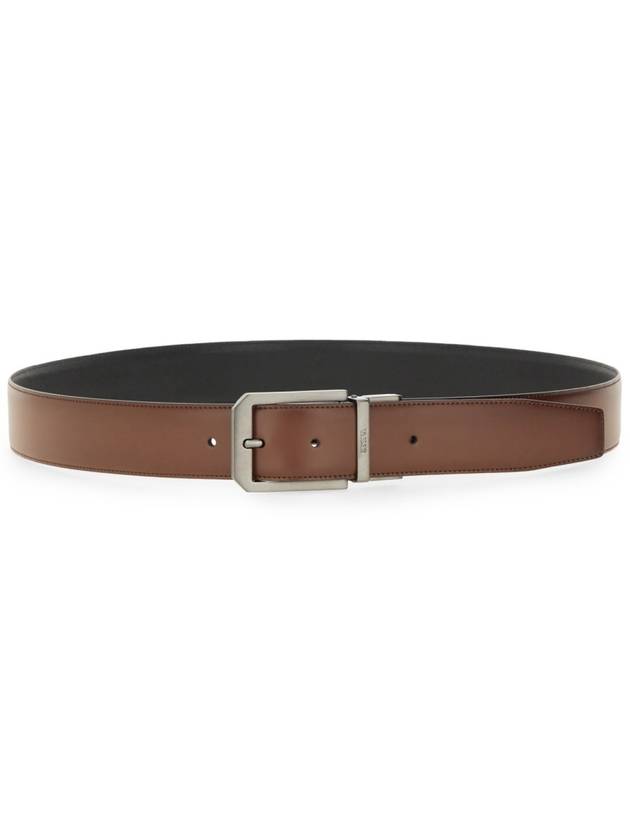 REVERSIBLE LEATHER BELT - ERMENEGILDO ZEGNA - BALAAN 1