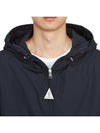 Moyse Logo Zip-Up Hoodie Navy - MONCLER - BALAAN 10