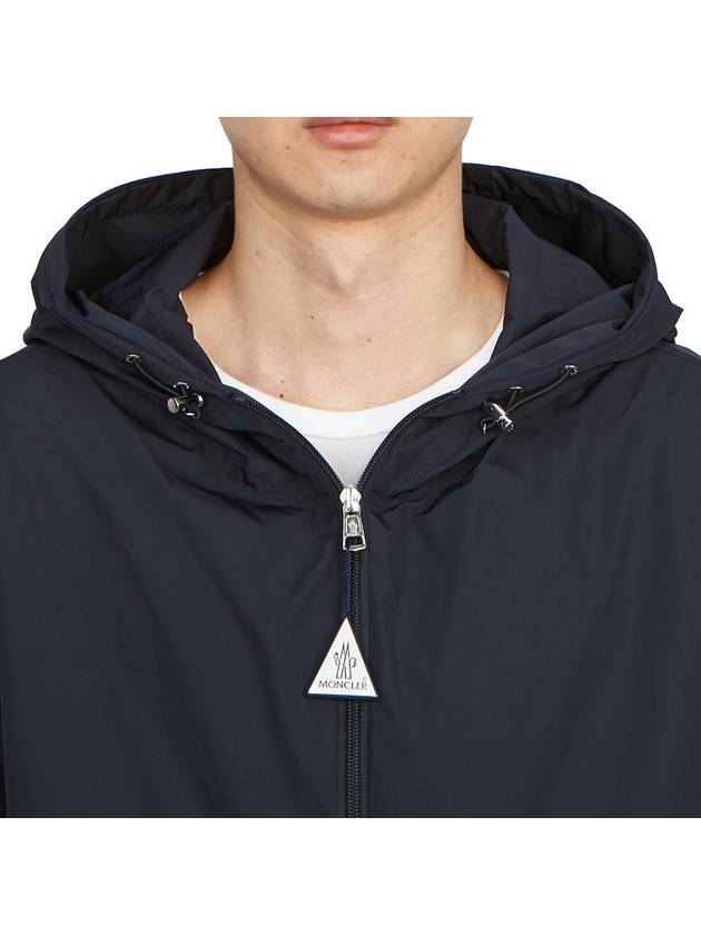 Moyse Logo Zip-Up Hoodie Navy - MONCLER - BALAAN 10