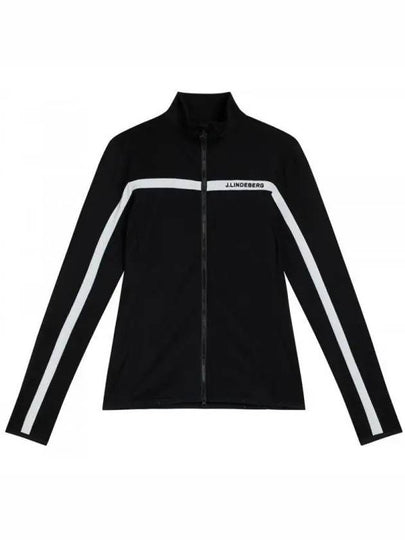 Janice Full Zip-up Jacket Black - J.LINDEBERG - BALAAN 2