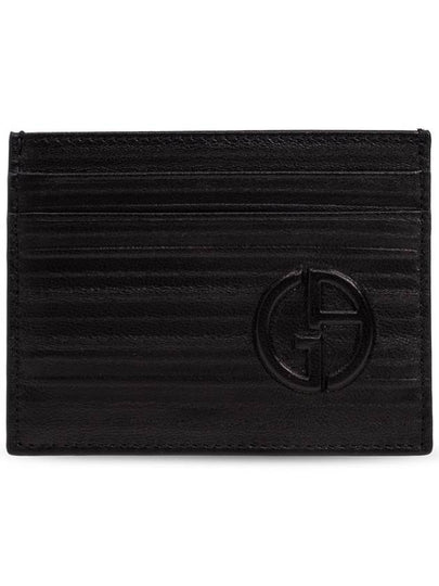 Giorgio Armani Set: Card Case And Keychain, Men's, Black - GIORGIO ARMANI - BALAAN 2