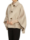 Vanadio Cashmere Cape Ivory - MAX MARA - BALAAN 8