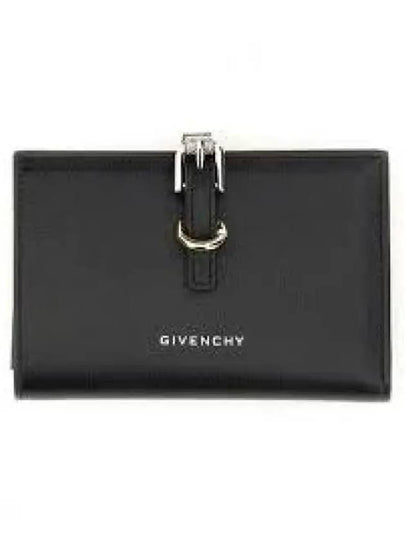 Voyou Leather Half Wallet Black - GIVENCHY - BALAAN 2