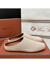 Men s Mule Calfskin Suede Tomori Sabo Loafer Classic Beige - LORO PIANA - BALAAN 5