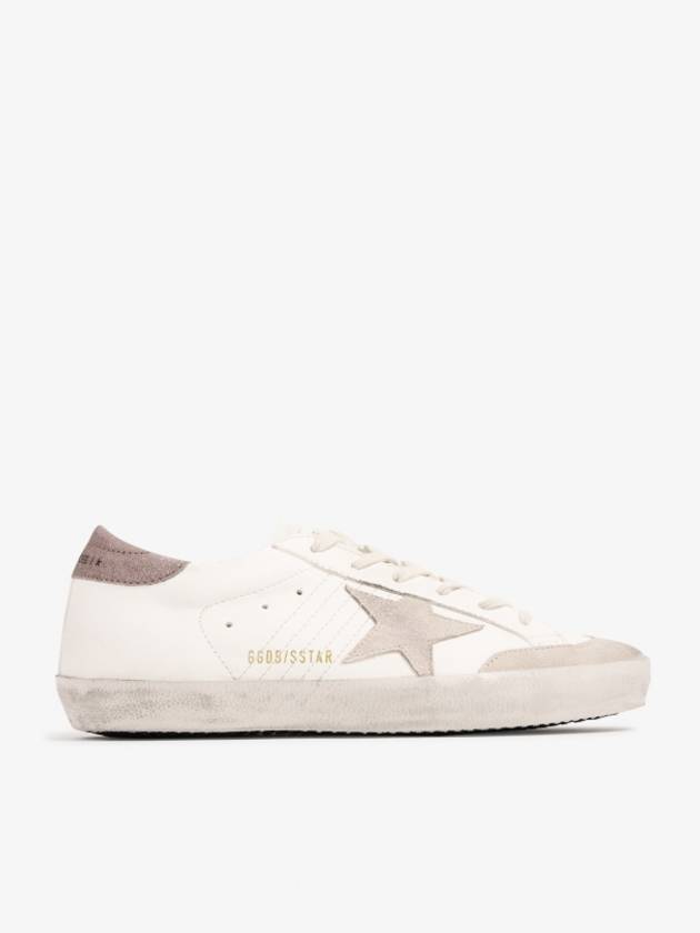 Super Star Lace Up Low Top Sneakers Light Brown White - GOLDEN GOOSE - BALAAN 2