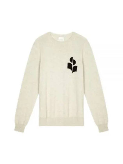 Men's Evans Logo Sweatshirt Light Grey - ISABEL MARANT - BALAAN 2