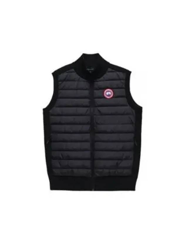 Hybrdige Slim Fit Merino Wool Padded Vest Black - CANADA GOOSE - BALAAN 2