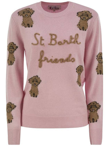 Wool-blend jumper with embroidery - MC 2 SAINT BARTH - BALAAN 1