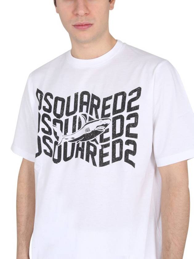 23 ss logo print t-shirt S74GD1089S23009100 B0040197948 - DSQUARED2 - BALAAN 5