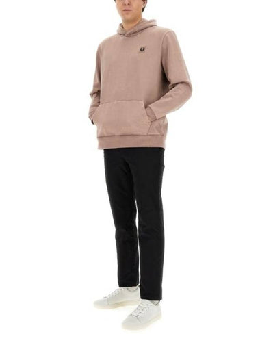 Hooded Sweatshirt FP M6673 W05 PINK - FRED PERRY - BALAAN 1