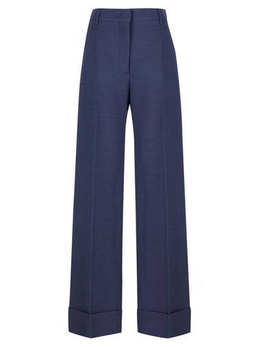 Valentino Garavani Trousers Blue - VALENTINO - BALAAN 1