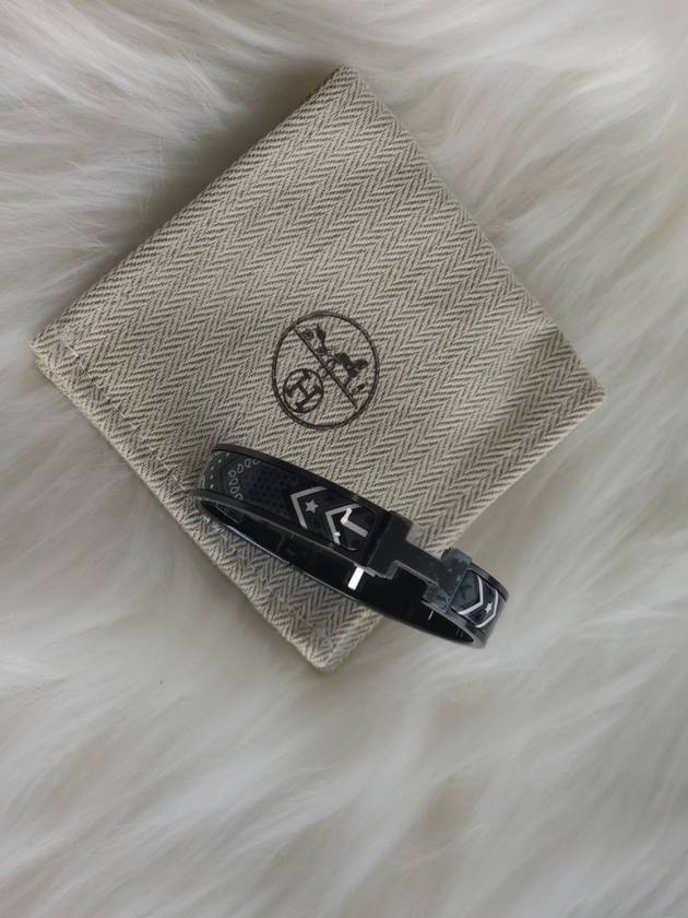 Same day delivery Bracelet Click Ash HH Bandana Black H704416FK01T4 - HERMES - BALAAN 4