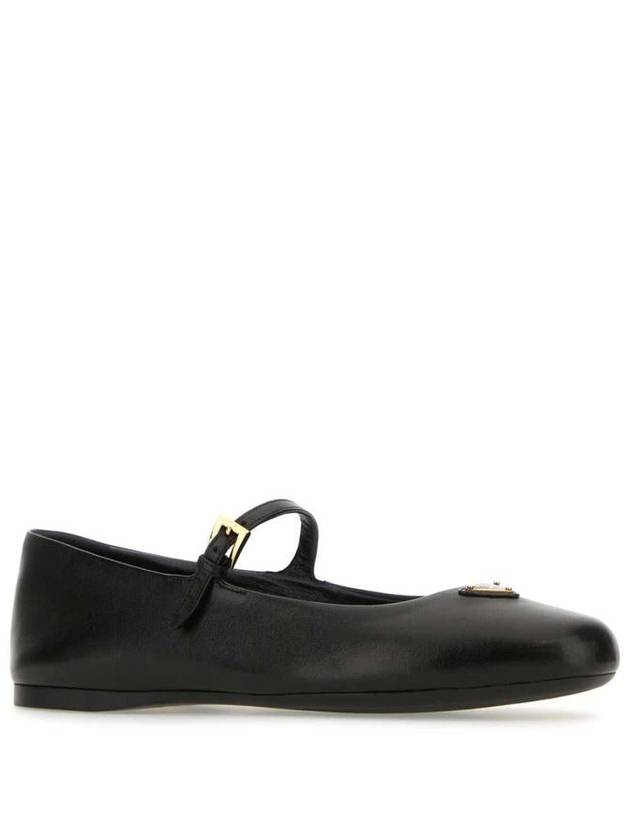 Patent Leather Ballerina Shoes Black - PRADA - BALAAN 3