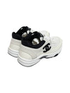 CC Logo Suede Tennis Low Top Sneakers Black - CHANEL - BALAAN 5