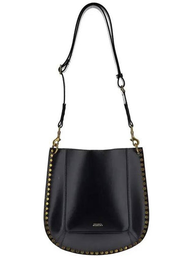 Oskan Hobo Leather Shoulder Bag Black - ISABEL MARANT - BALAAN 1